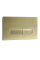 Панель змиву Koer KT-0608-12 240x160x10mm пластикова, кнопка закруглена (колір матове золото) (KR6126)