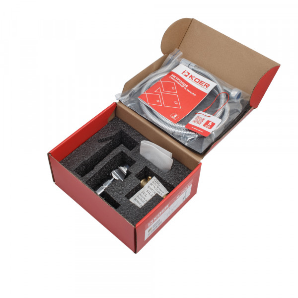 Смеситель для гигиенического душа Koer KB-23029-01 Цвет хром (KR5484)