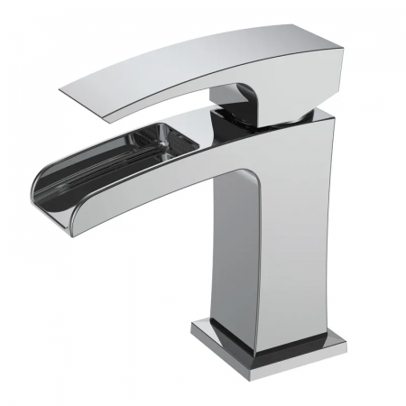 Смеситель для умывальника Koer KB-14007-01 водопад (Цвет хром) (KR3446)