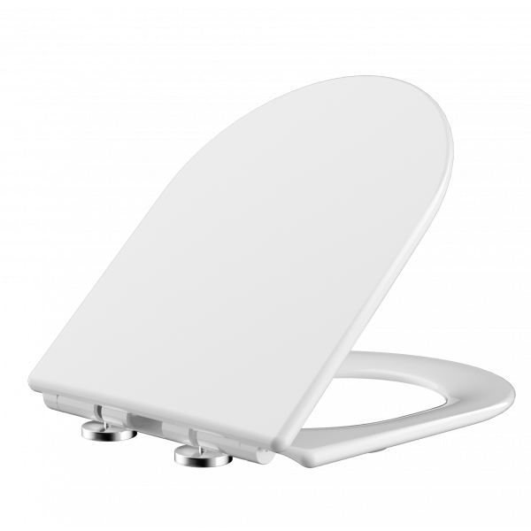 Сидіння-кришка для унітазу Mixxus SEAT COVER BEVEL-2003 з мікроліфтом 420х334х36mm (MI6691)