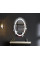 Дзеркало Mixxus PLAIN MV02-60x80 з Led Touch, Anti-fog, димером, регулятором яскравості, годинником (MI6933)