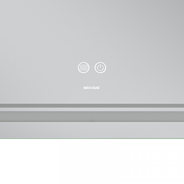 Дзеркало Mixxus Premium QUADRO MR20-120x80 з Led Touch, Anti-fog, димером, регулятором яскравості, лінзою (MP6624)