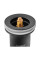 Донный клапан для раковины Koer PW-07-05 1 1/4'' с переливом автоматический СLICK-СLACK (Цвет черный) (KR5785)