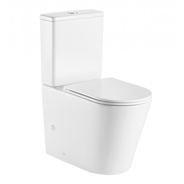 Чаша унитаза-компакта Mixxus Premium Bevel-0402-R Bowl 670х390х880 Rimless без сиденья (MI8354)