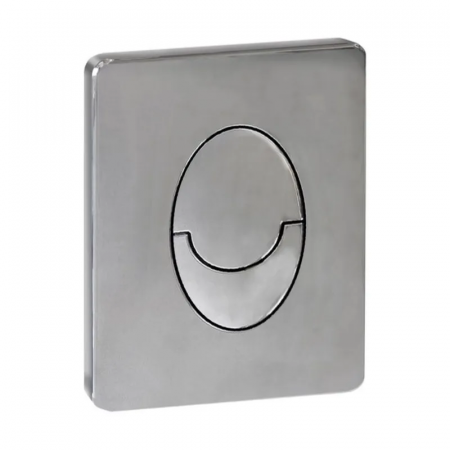 Панель смыва Koer KT-0606-02 157x198x3mm пластиковая, кнопка округленная (SS Color) (KR6238)