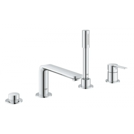 Однорычажный смеситель для ванны на 4 отверстия Grohe Lineare (19577001)