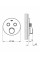 Смеситель скрытого монтажа на 2 потребителя Grohe SmartControl Mixer (29145000)