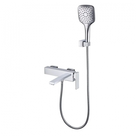 Смеситель для ванны с коротким изливом KOER KB-41039-01 (Цвет хром) (KR5996)