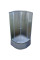 Душова кабіна з високим піддоном Mixxus PLAIN SCT01-90x90x195-FB SATIN матове скло 4мм (MI6894)