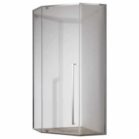Душевая кабина без поддона Koer SR SC06-90x90x200-TR-01 прозрачное стекло Easy Clean 8мм, хром (KR5364)