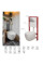 Комплект: Mixxus Premium Ellipse-SET-2102 (в 2 ящ) Унітаз система змиву Tornado 3.0+ Інсталяція Koer KT-0404 + панель KT-0604-01 Chrome (MP6690)