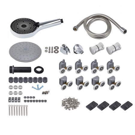 Комплект фурнитуры для душевого бокса Mixxus Strong SCP01-SET Chrome (MI8162)