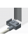 Дверь в нишу Koer SR SD01-140x200-TR-01 прозрачное стекло Easy Clean 8мм, хром (KR5380)