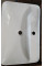 Раковина накладна Mixxus Premium BEVEL-0203 600х405х120mm з отвором під змішувач (MP6513)