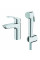 Смеситель для раковины с гигиеническим душем Grohe Eurosmart New (23124003)