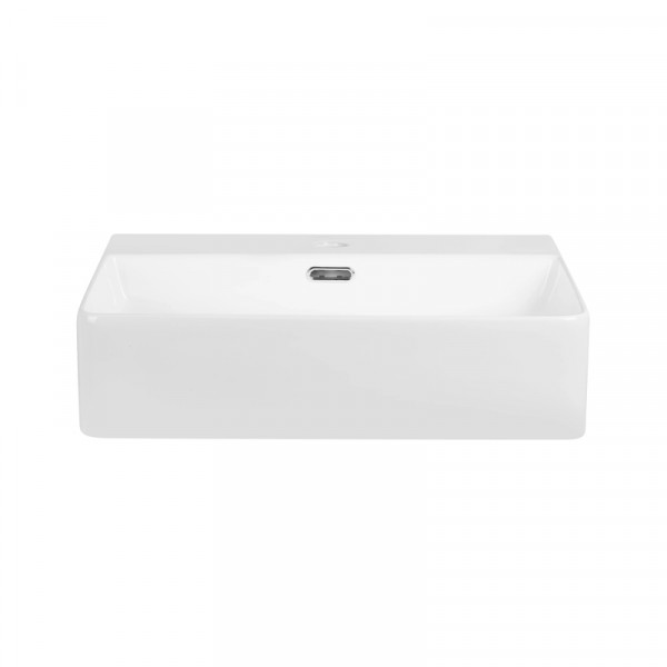 Раковина підвісна-накладна Mixxus Premium QUADRO-0204 600x420x130mm (отвір під змішувач, перелив) (MP6719)