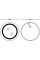 Дзеркало Mixxus PLAIN MC02-60 з Led Touch, Anti-fog, димером, регулятором яскравості, годинником (MI6012)