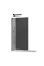 Душевая перегородка Koer SR SP02-100x200-TR-07 Walk-In прозрачное стекло Easy Clean 8мм, графит (KR5397)