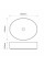 Раковина накладная MIXXUS PREMIUM ELLIPSE-0104 MARBLE 550х415х140mm (MP6554)