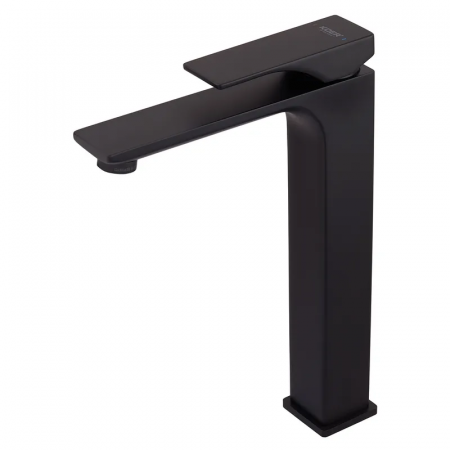 Смеситель для умывальника Koer KB-11010-05 высокий (Цвет черный) (KR3483)