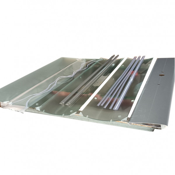 Бокс душевой без гидромассажа Mixxus WAVE SB02-120x80x215-L-FB SATIN с низким поддоном (MI6892)
