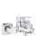 Набор для ванной 2в1 Grohe Tempesta Cube (BF101813TC)