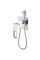 Смеситель для гигиенического душа KOER KB-23009-04 (Цвет хром+белый) (KR5982)