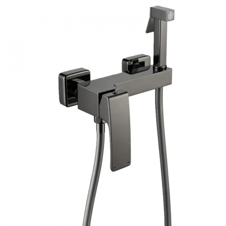 Смеситель для гигиенического душа Koer KB-24037-07 (Цвет графит) (KR6006)