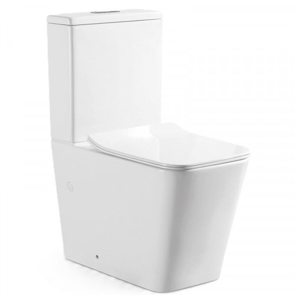 Чаша унитаза-компакта Mixxus Quadro-0403-R Bowl 640х360х835 Rimless без сиденья (MI8341)