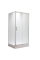 Душова кабіна з низьким піддоном MIXXUS HARD SCT01-100x80x198-TR CHROME прозоре скло 5мм NEW (в 2 ящ) (MI8367)