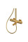 Душова колона Mixxus Premium VIRGO 009-J BRUSHED GOLD з термостатичним змішувачем,3 функції (MI6649)