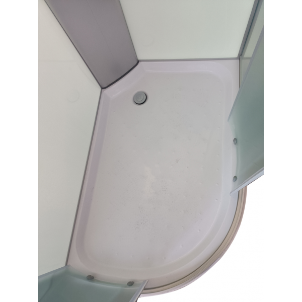 Бокс душевой без гидромассажа Mixxus WAVE SB02-120x80x215-R-FB SATIN с низким поддоном (MI6893)