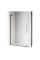 Двері у нішу Walk-In розсувні Koer SR SD07-120x200-R-TR-07 прозоре скло Easy Clean 8мм Графіт (KR5775)