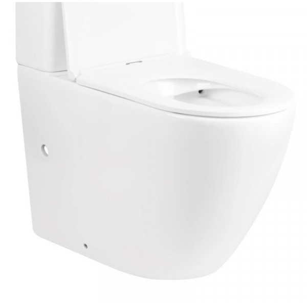 Чаша унитаза-компакта Mixxus Premium Ellipse-0402-R Bowl 660х390х855 Rimless без сиденья (MI8346)
