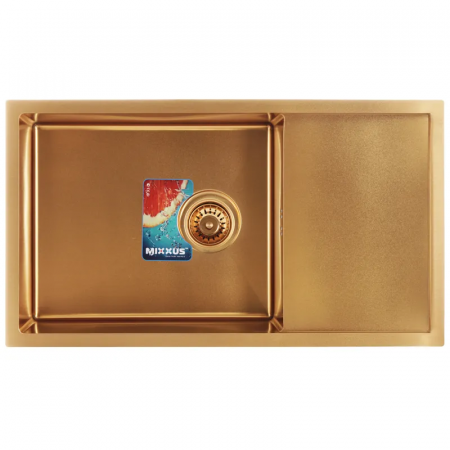 Мойка Mixxus MX7844-200-x1.2-PVD-Gold (MX0563)