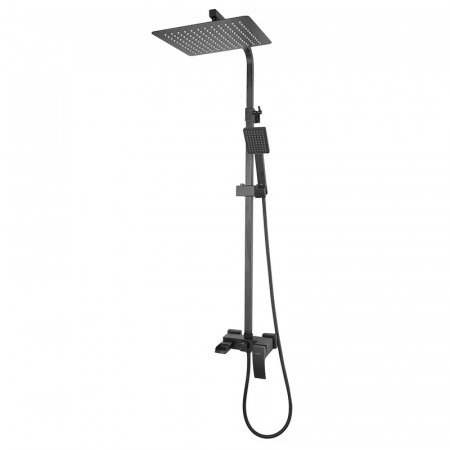 Душевая колонна со смесителем водопад Koer KB-58007-05 (Цвет черный) (KR3463)