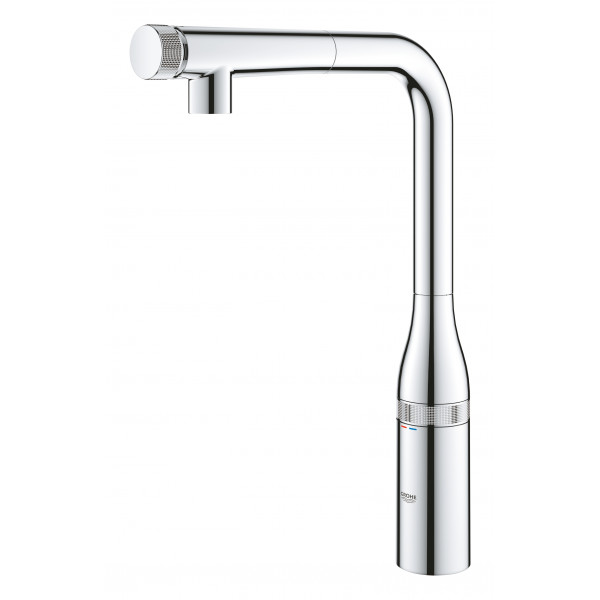 Змішувач для кухні з висувним виливом Grohe Essence SmartControl (31615000)