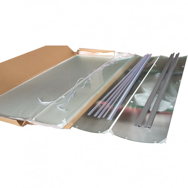 Бокс душевой без гидромассажа Mixxus STRONG SB02-90x90x215-FB SATIN с низким поддоном (MI6886)