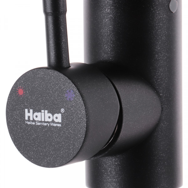 Смеситель для кухни Haiba SUS 011 черный (HB0993)