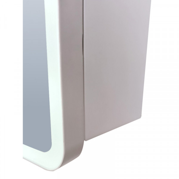 Дзеркальна шафка Mixxus Premium Olivary CM01-80x70x13 з LED Touch, димером, регулятором яскравості (MI8296)