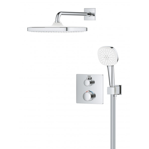 Душевая система скрытого монтажа с термостатом Grohe Grohtherm (34871000)