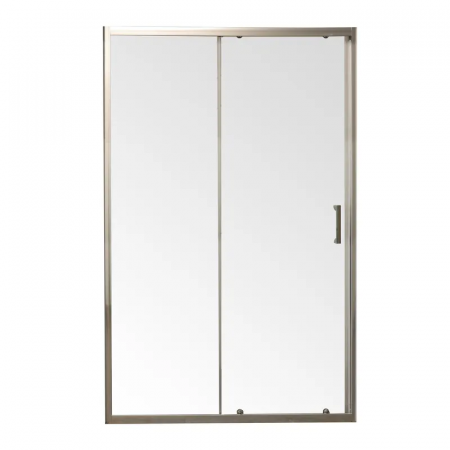 Дверь в нишу раздвижная MIXXUS PREMIUM DIVERSE SD01-100x185-TR CHROME прозрачное стекло 5мм (MI7165)