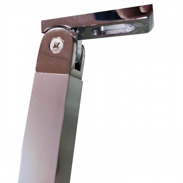 Дверь в нишу Koer SR SD04-100x200-TR-01 прозрачное стекло Easy Clean 10мм, хром (KR5386)