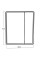Дзеркальна шафка Mixxus Premium Olivary CM01-60x70x13 з LED Touch, димером, регулятором яскравості (MI8294)