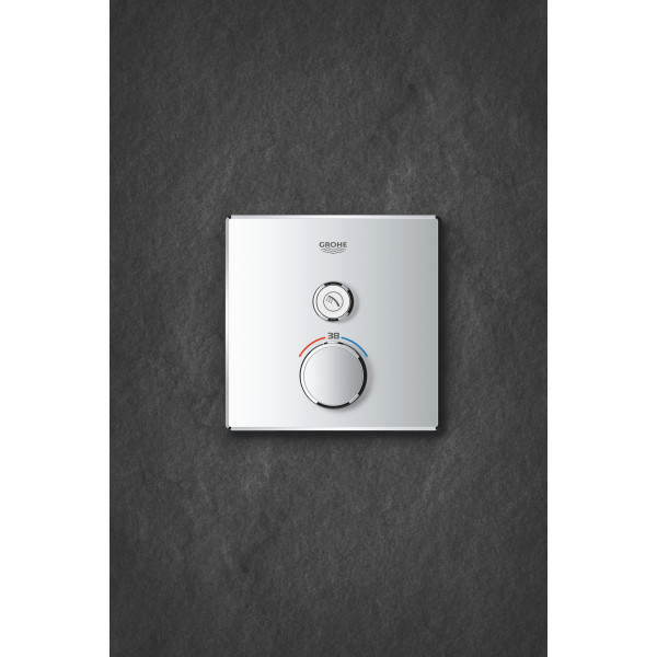 Термостат скрытого монтажа с одной кнопкой управления Grohe Grohtherm SmartControl (29123000)