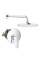 Набор для душа с верхним душем Grohe Eurosmart UA33556003 (33556003+28576000+27541001) (UA33556003)