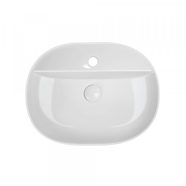 Раковина накладна Mixxus Premium ELLIPSE-0203 510х375х120mm з отвором під змішувач (MP6678)