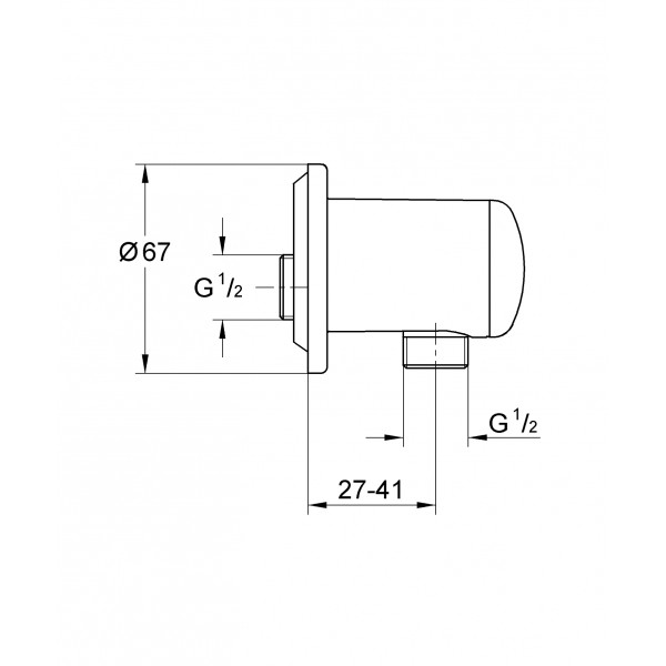 Шланговое подключение Grohe Relexa neutral (28671000)