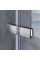 Шторки скляні на ванну Koer SR BS05-90x140-TR-01 прозоре скло Easy Clean 6мм, хром (KR5372)