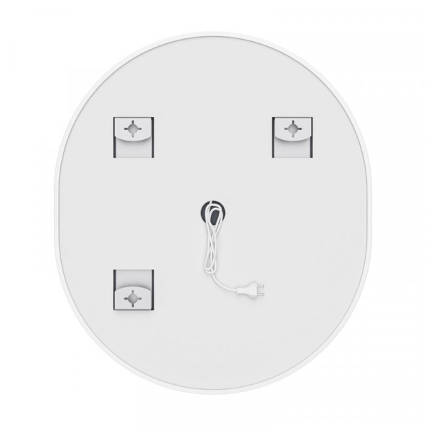Дзеркало Mixxus Premium ELLIPSE MV05-80x70-Reverse WHITE з Led Touch, Anti-fog, димером (3-6,5kK) (MP6645)